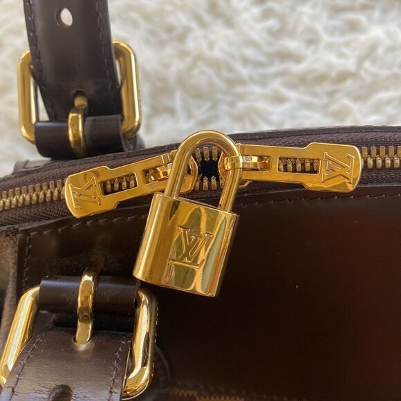 LOUIS VUITTON Authenticated Damier Ebene Verona MM Bag - Picture 7 of 16